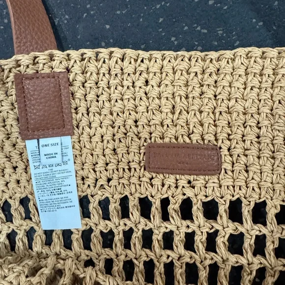 Banana Republic Raffia and Leather Tote - Picture 6 of 13